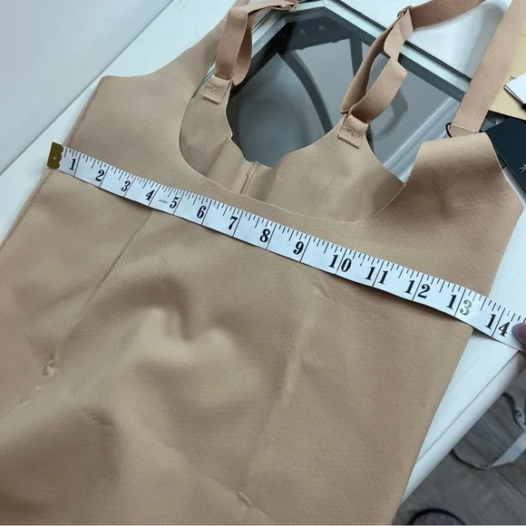 Knix Women's Size XL Customizable Open Bust Shaper Bodysuit Warm Sand NWT - Picture 11 of 14